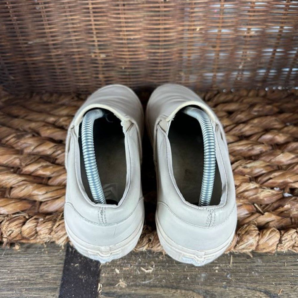 Vans Sz 8‎ Men's Tan Slip On Low Top Sneakers